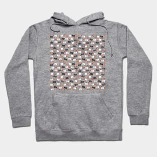 Boo Halloween Ghost Pattern Hoodie